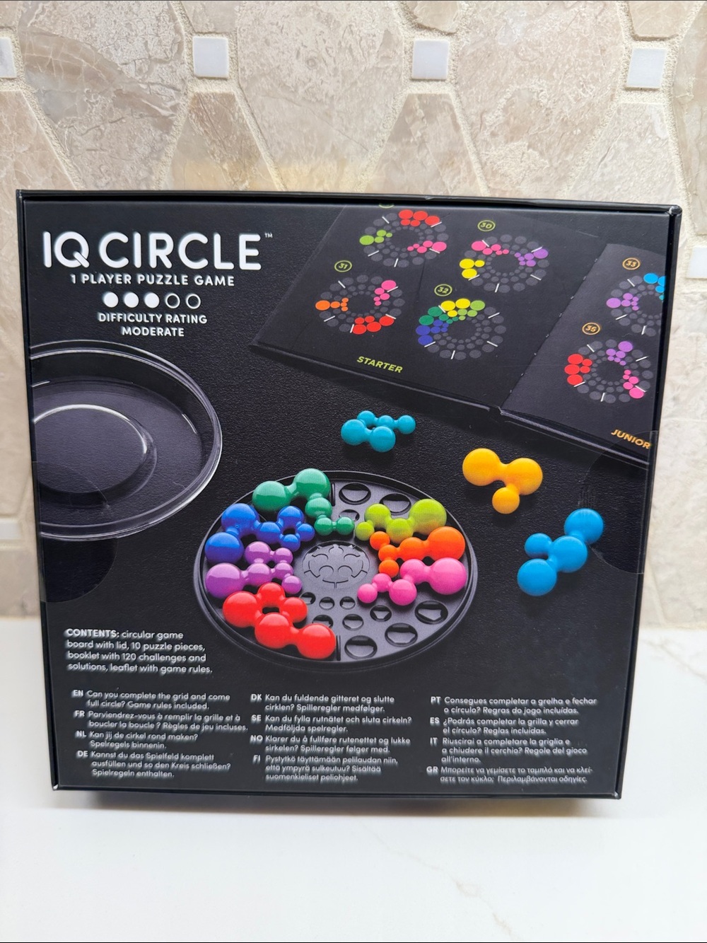 IQ Circle Logic Game - Multicolor Puzzle Set - Picture 3 of 4